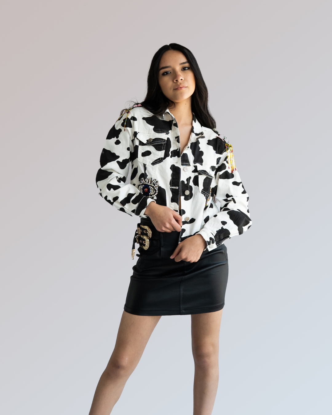 Cow chic jacket