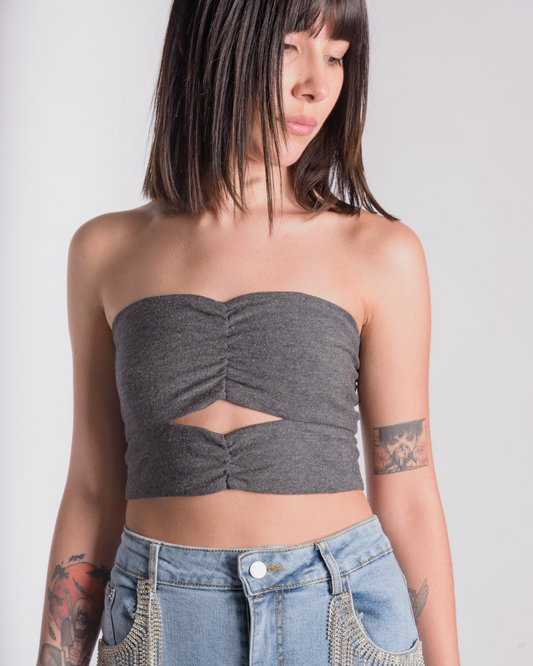 Ox gray top