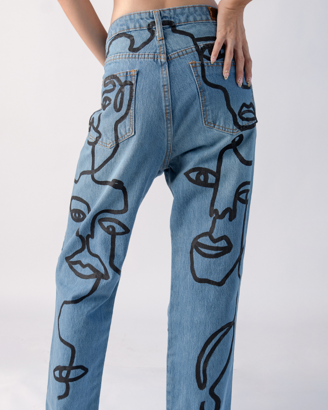 Face jeans